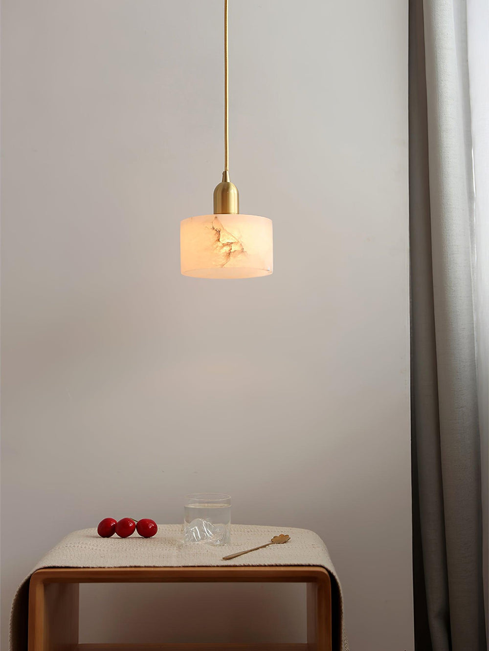 Odyssey Alabaster Pendant Light – Geometric Stone Radiance