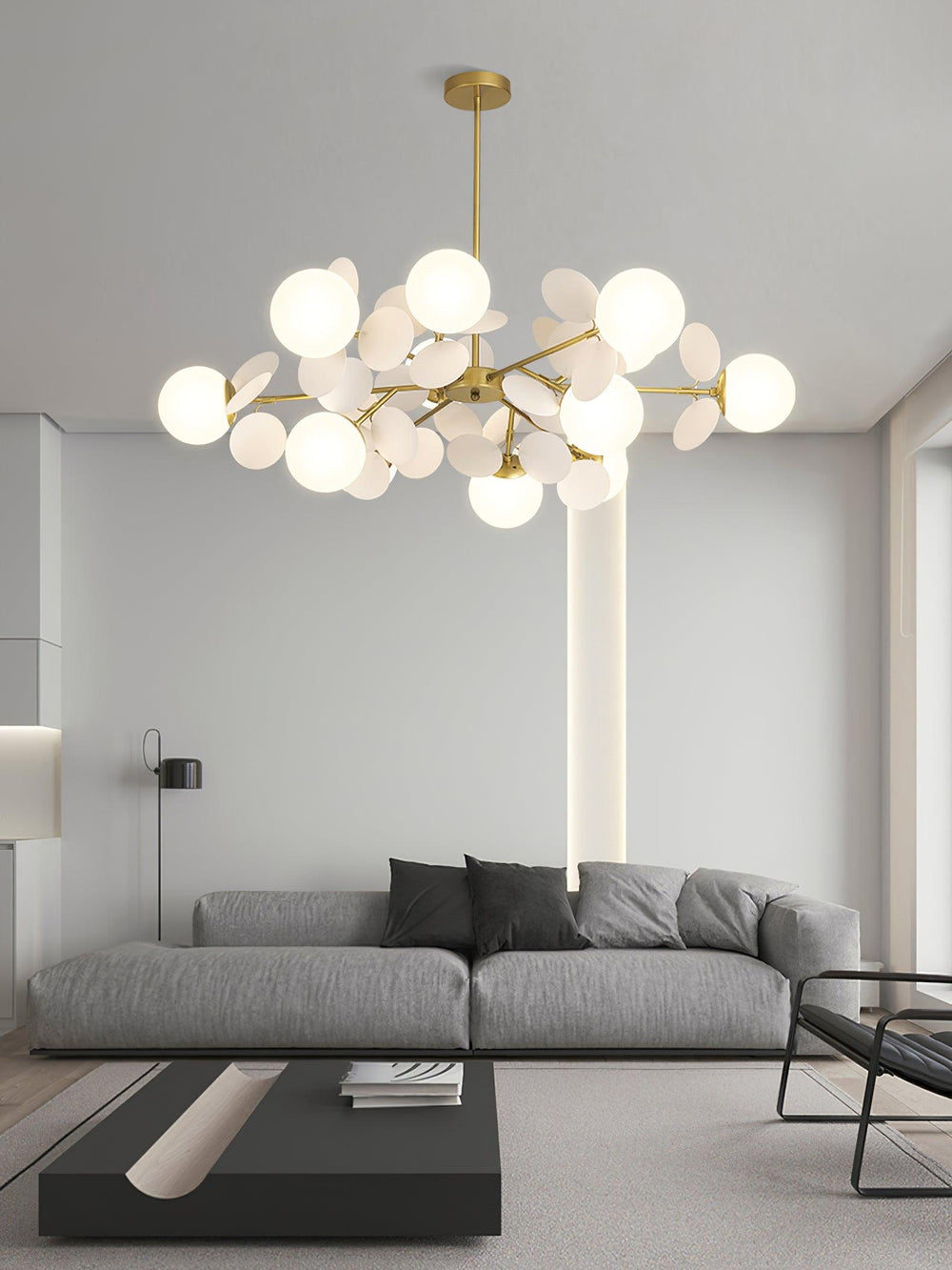 Off White Tree Chandelier