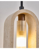 Onda Travertine Pendant Light