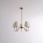 Opaluxe Brass Chandelier
