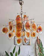 Mazzega Vistosi Glass Chandelier