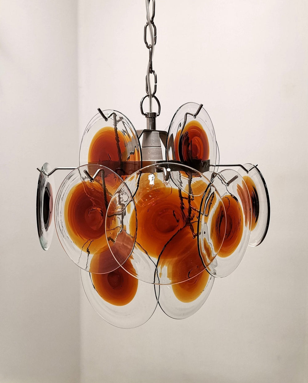 Mazzega Vistosi Glass Chandelier