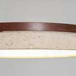 Orbit Travertine Pendant Light