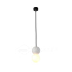 Origo Cement & Sandstone Pendant – Industrial Glass Accent