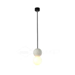 Origo Cement & Sandstone Pendant – Industrial Glass Accent