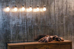 Origo Cement & Sandstone Pendant – Industrial Glass Accent