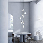 Origo Cement & Sandstone Pendant – Industrial Glass Accent