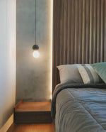 Origo Cement & Sandstone Pendant – Industrial Glass Accent