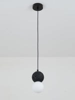 Origo Cement & Sandstone Pendant – Industrial Glass Accent