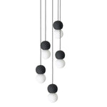 Origo Cement & Sandstone Pendant – Industrial Glass Accent