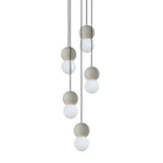 Origo Cement & Sandstone Pendant – Industrial Glass Accent