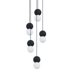 Origo Cement & Sandstone Pendant – Industrial Glass Accent