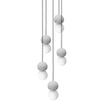 Origo Cement & Sandstone Pendant – Industrial Glass Accent