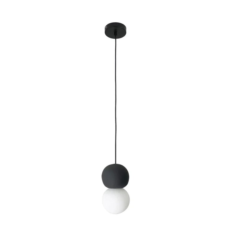 Origo Cement & Sandstone Pendant – Industrial Glass Accent