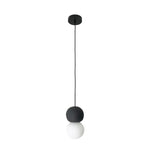 Origo Cement & Sandstone Pendant – Industrial Glass Accent