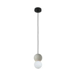 Origo Cement & Sandstone Pendant – Industrial Glass Accent