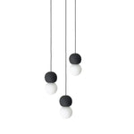 Origo Cement & Sandstone Pendant – Industrial Glass Accent