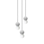 Origo Cement & Sandstone Pendant – Industrial Glass Accent