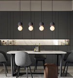Origo Cement & Sandstone Pendant – Industrial Glass Accent