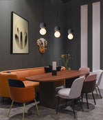 Origo Cement & Sandstone Pendant – Industrial Glass Accent