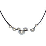 Orvyn Leather Arc Chandelier