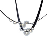 Orvyn Leather Arc Chandelier