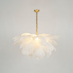 Ostrich Feather Chandelier