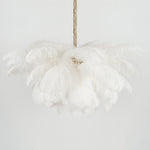 Ostrich Feather Chandelier