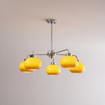 Oval Persimmon Chandelier