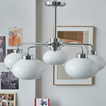 Oval Persimmon Chandelier