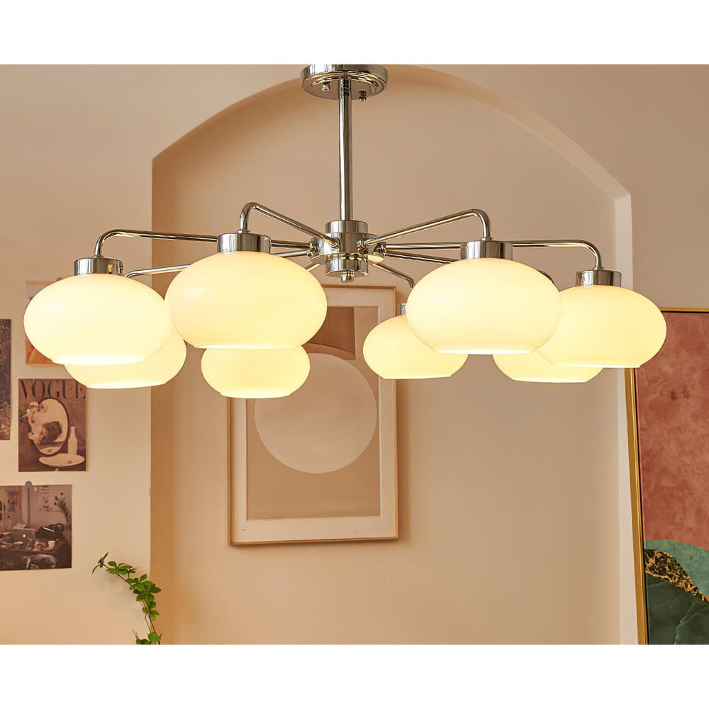 Oval Persimmon Chandelier