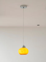 Oval Persimmon Pendant Light