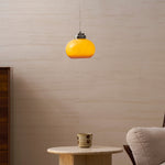 Oval Persimmon Pendant Light