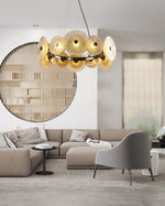 Paige Tiered Drum Chandelier – Modern Metal Frame