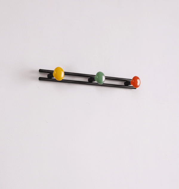 Pallini Ceramic Knob Wall Coat Rack