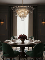 Palm Grove Glass Chandelier
