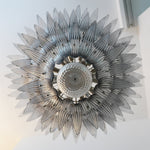 Palm Grove Glass Chandelier