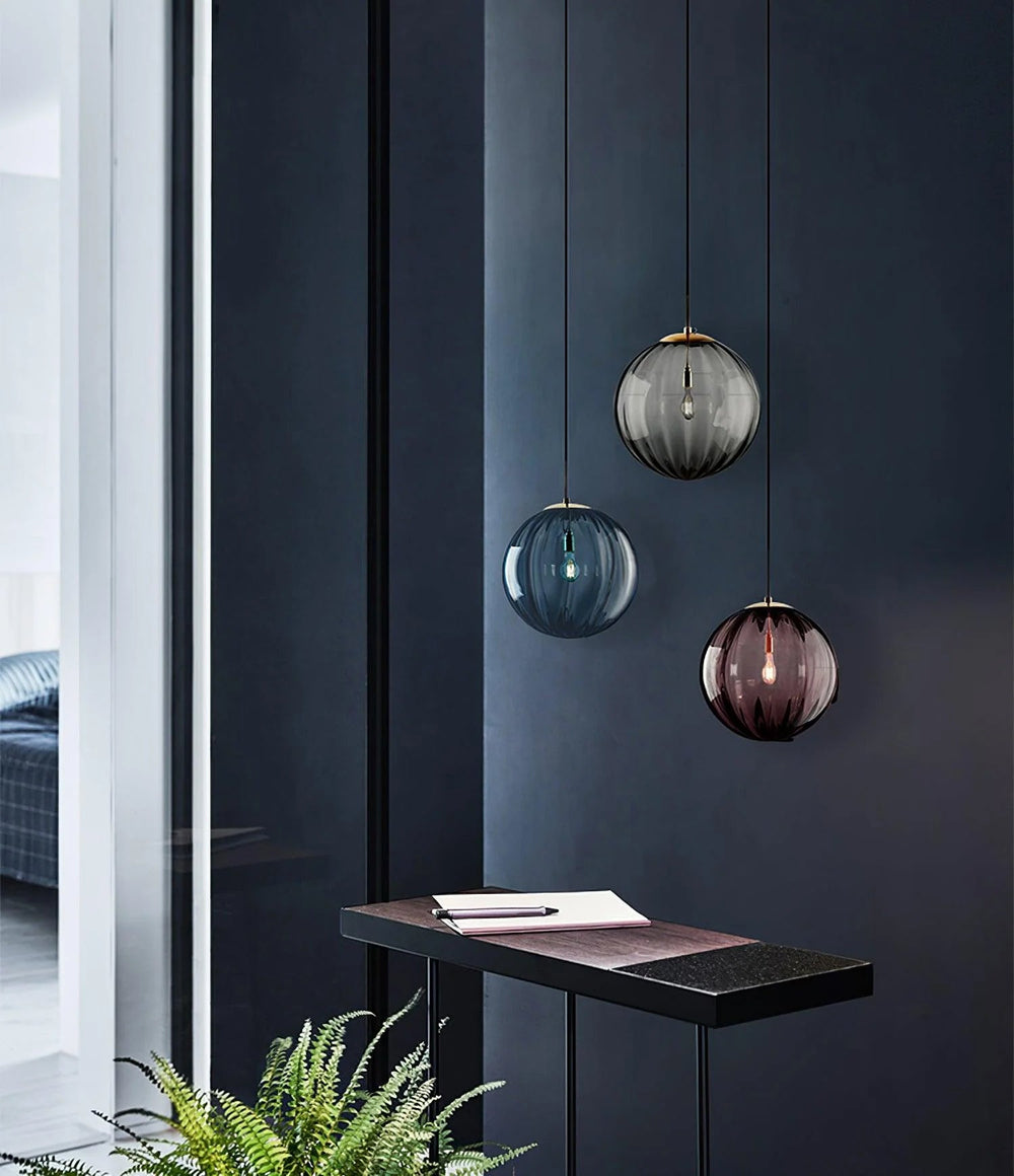 Paola Pendant Light – Mouth-Blown Glass Globe