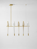 Paper Crane Bird LED Chandelier