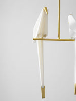 Paper Crane Bird LED Chandelier