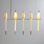 Paper Crane Bird LED Chandelier