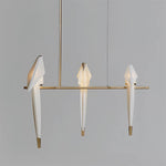 Paper Crane Bird LED Chandelier