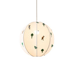 Park Embroidered Textile Pendant Lamp