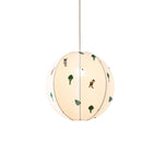 Park Embroidered Textile Pendant Lamp