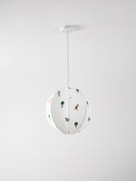 Park Embroidered Textile Pendant Lamp