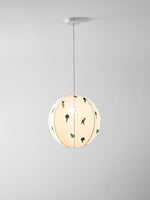 Park Embroidered Textile Pendant Lamp