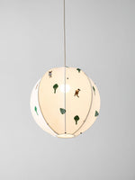 Park Embroidered Textile Pendant Lamp