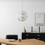 Park Embroidered Textile Pendant Lamp