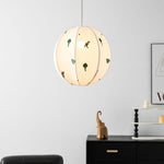 Park Embroidered Textile Pendant Lamp