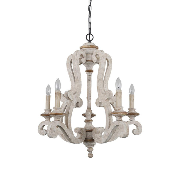 Parrotuncle Wooden Candle Chandelier